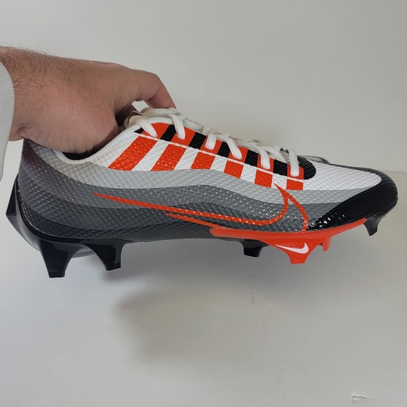 Nike Vapor Edge Speed 360 TB Football Cleats Mens Size Orange Black DV0780-001 - Picture 6 of 9
